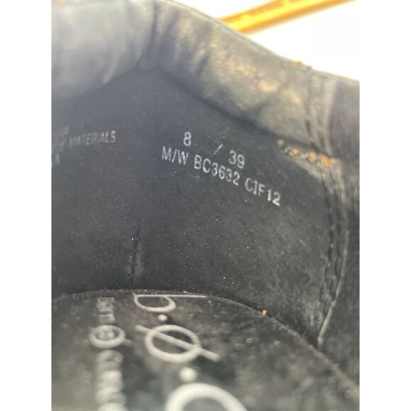 B.O.C Born Concept Clogs Size 8 Black Leather Slip On Comfort Casual Shoes Work - Picture 5 of 9